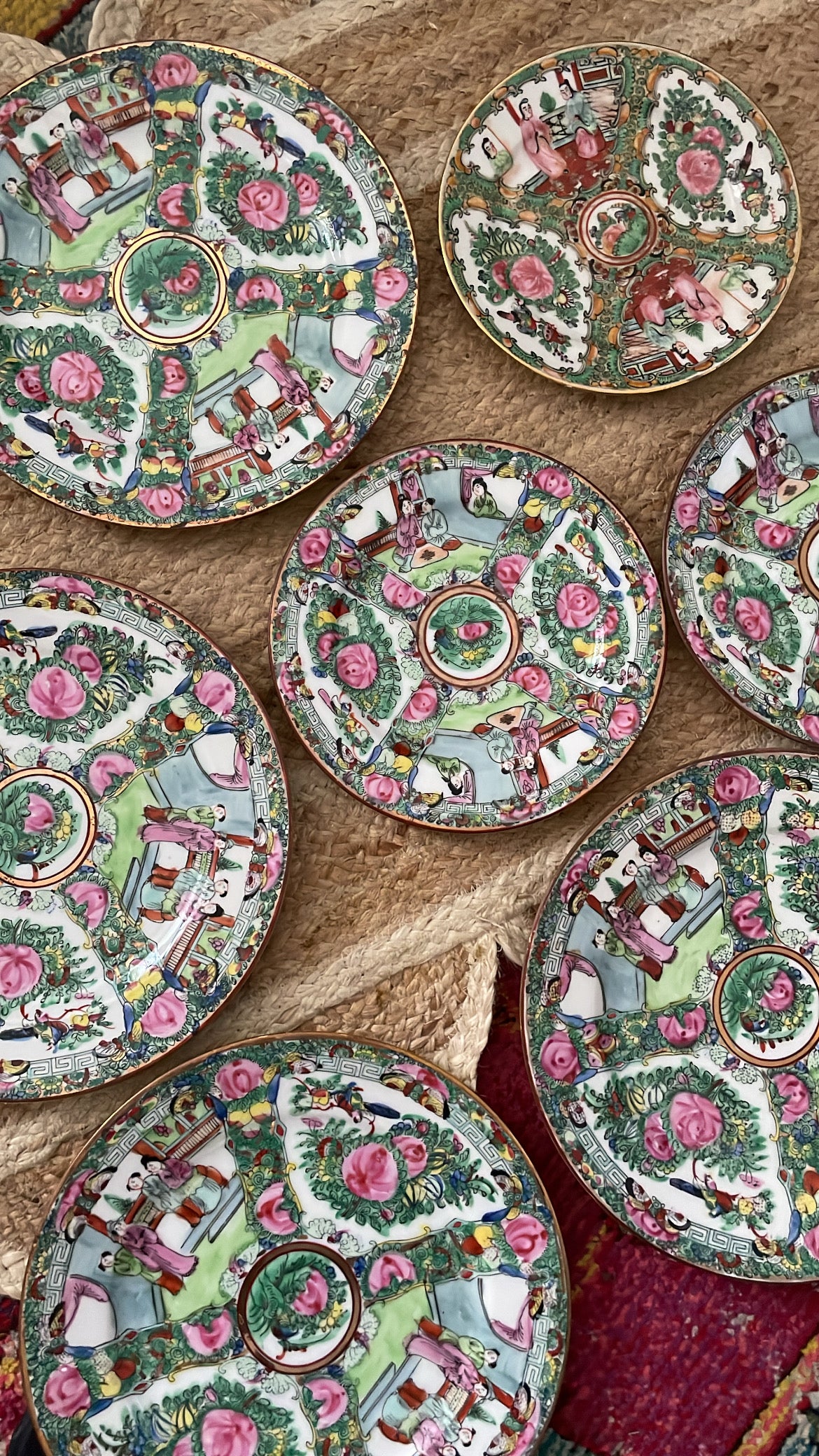 Rose Medallion 8” Plate