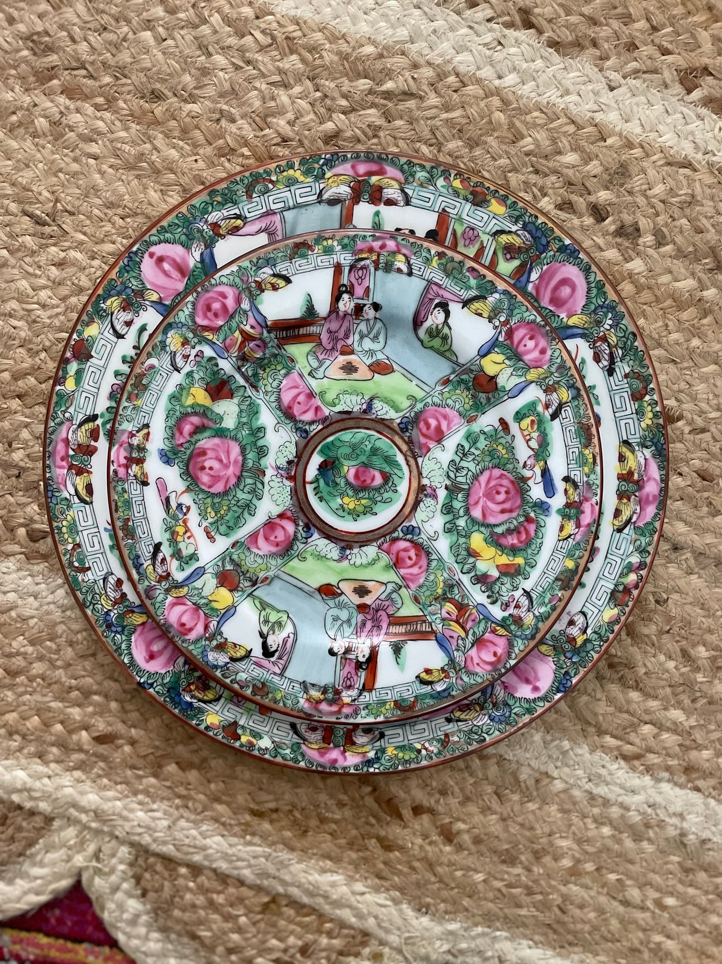 Rose Medallion 8” Plate