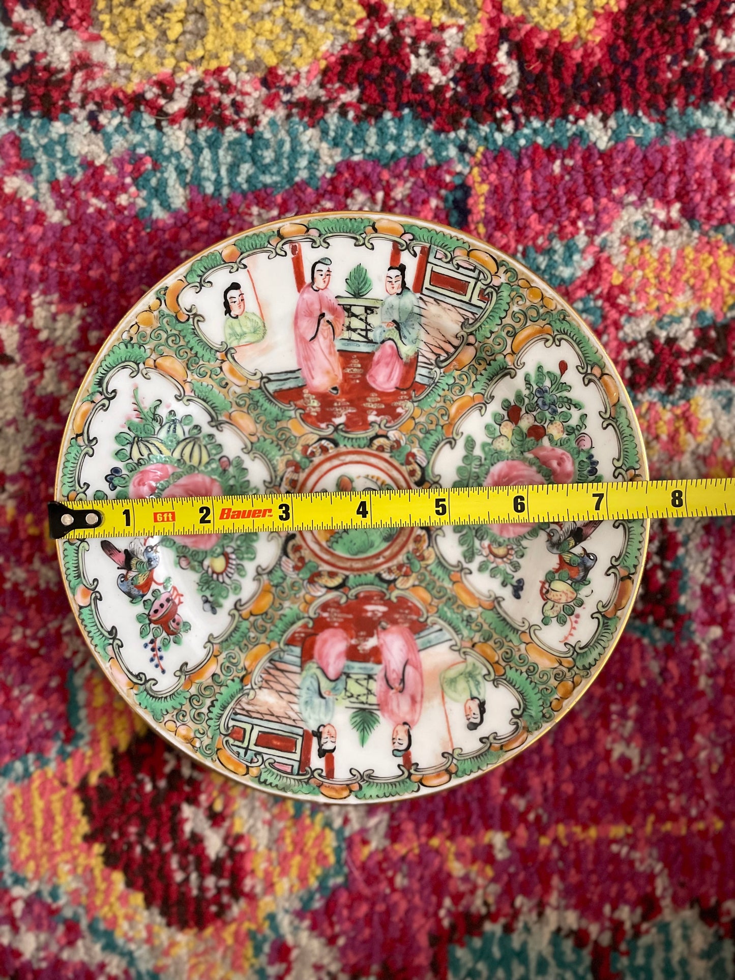 Rose Medallion 7.5” Plate