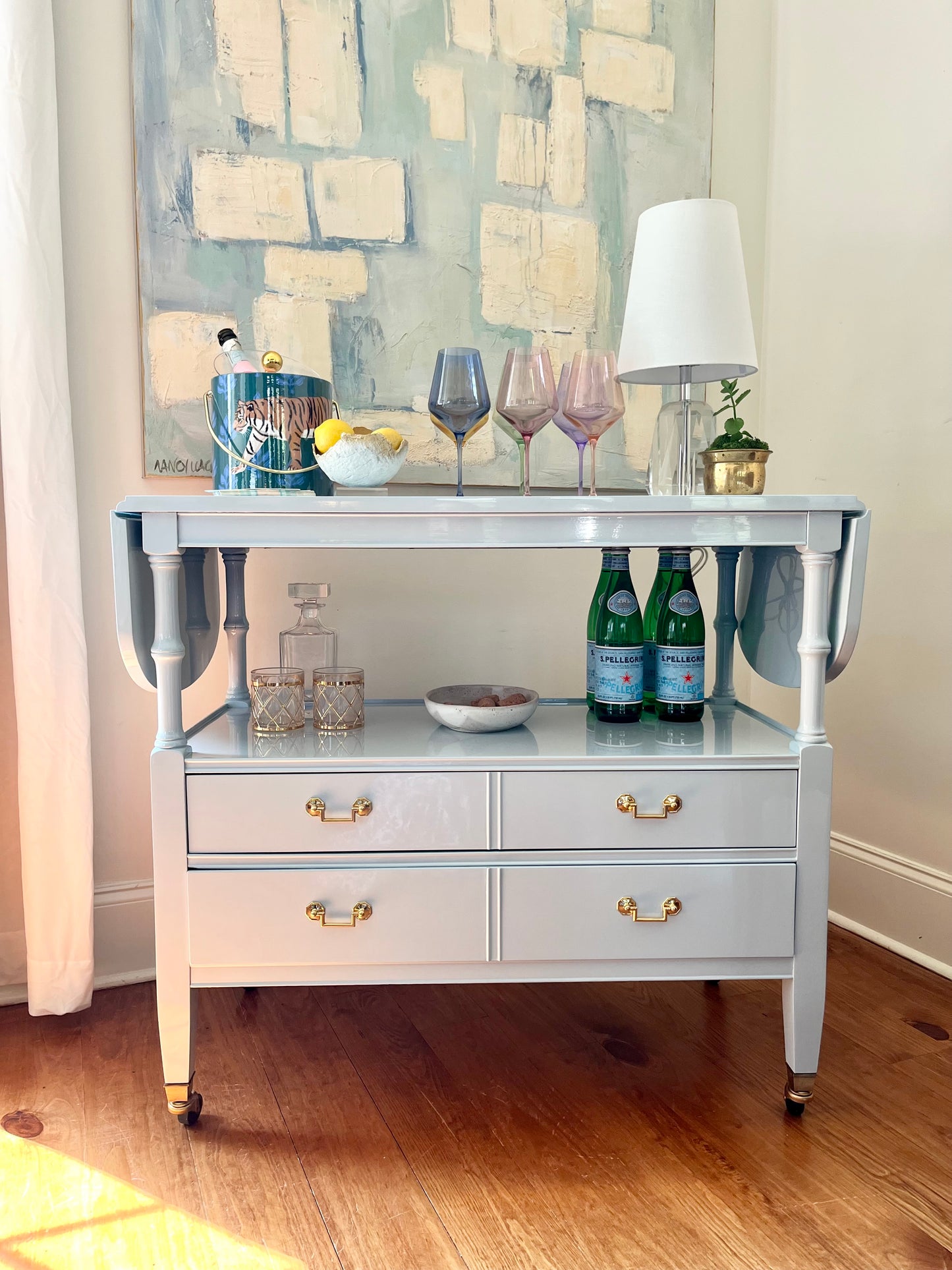 High Gloss Bar Cart - Now Available