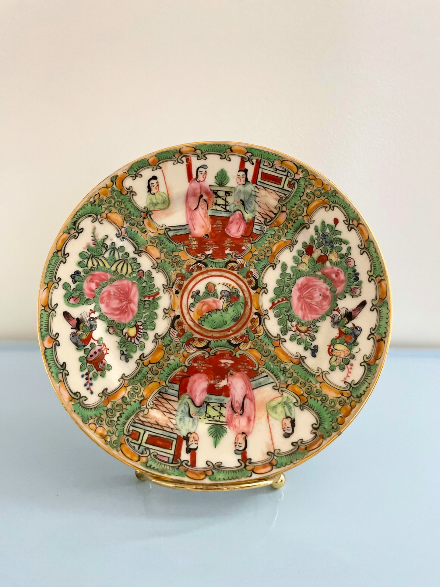 Rose Medallion 7.5” Plate