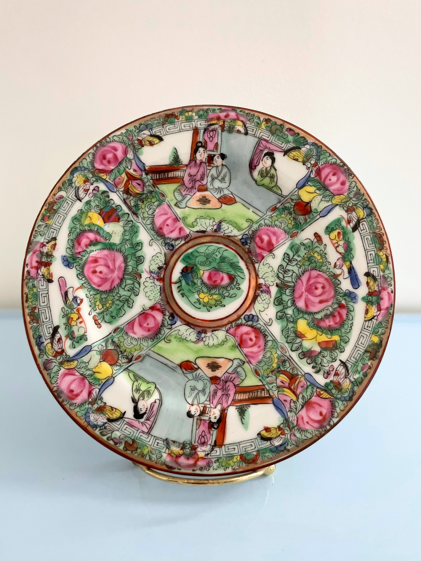 Rose Medallion 8” Plate