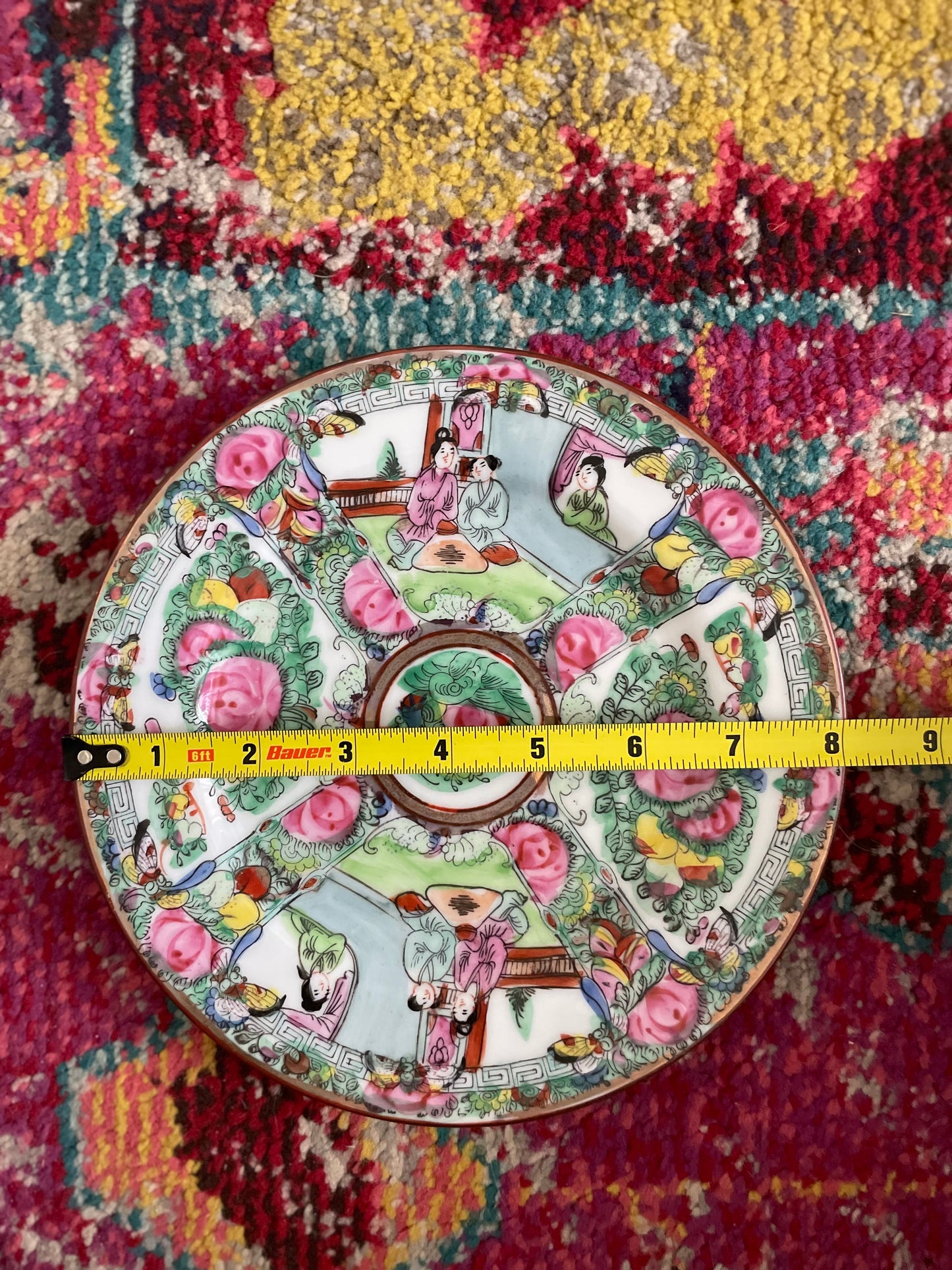 Rose Medallion 8” Plate