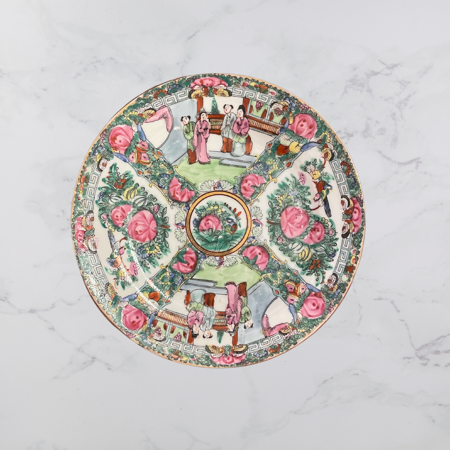 Rose Medallion 10” Plate