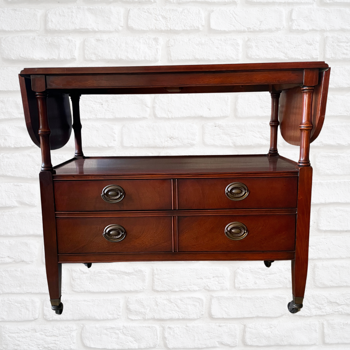 Drexel bar cart - high gloss lacquer furniture Brandon, MS