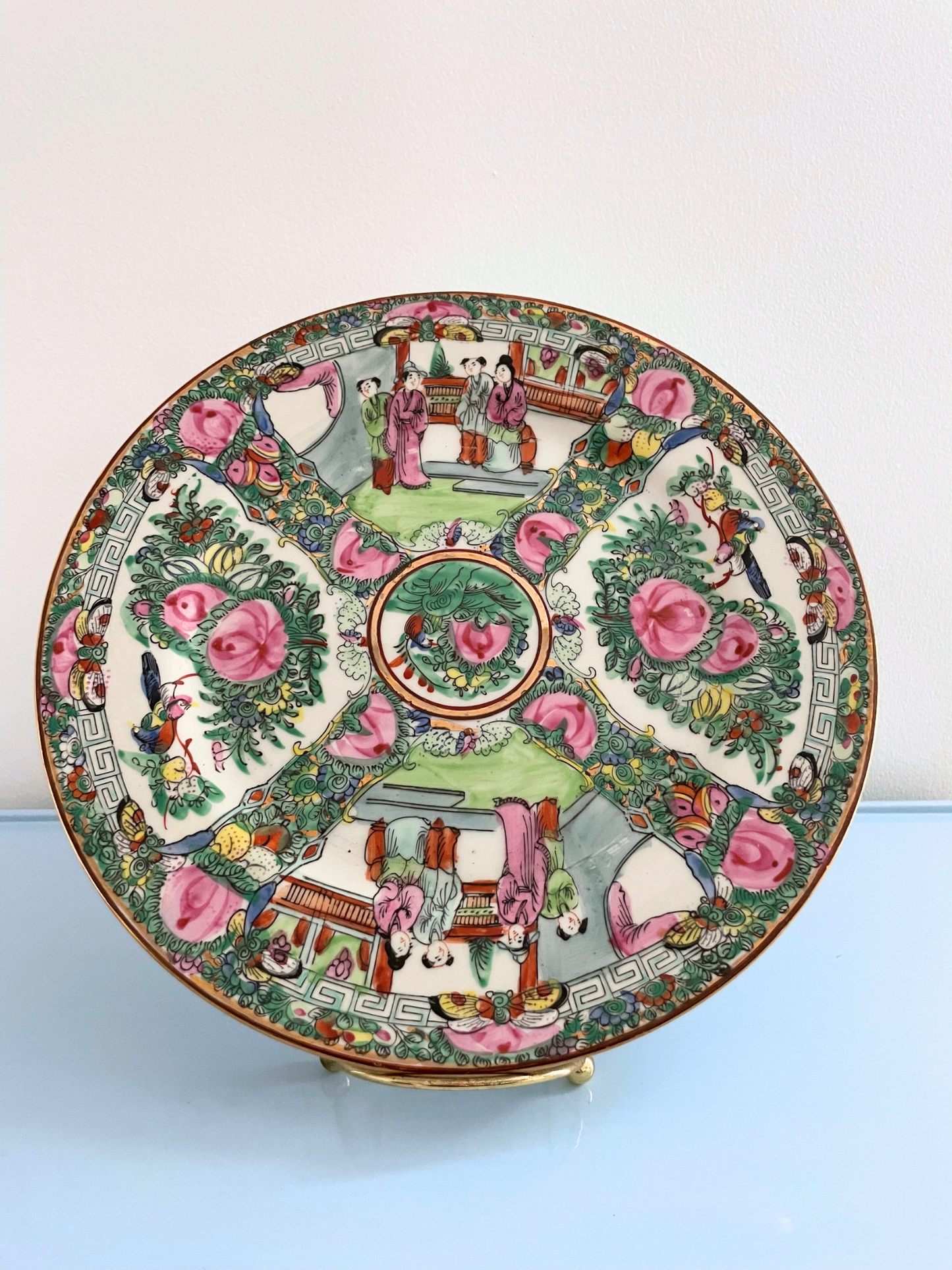 Rose Medallion 10” Plate