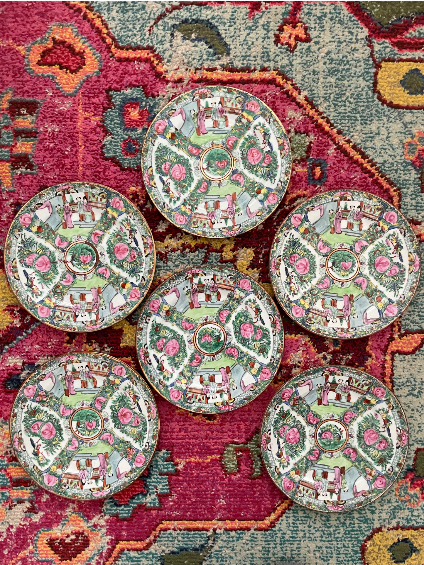 Rose Medallion 10” Plate