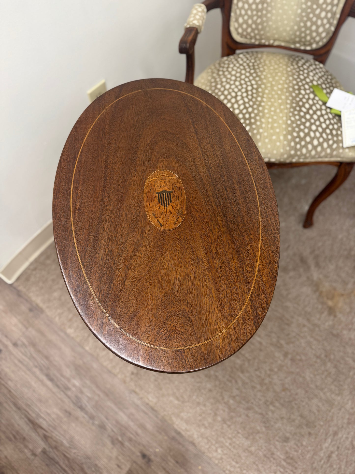 Oval Tilt Top Table - Available at The Met