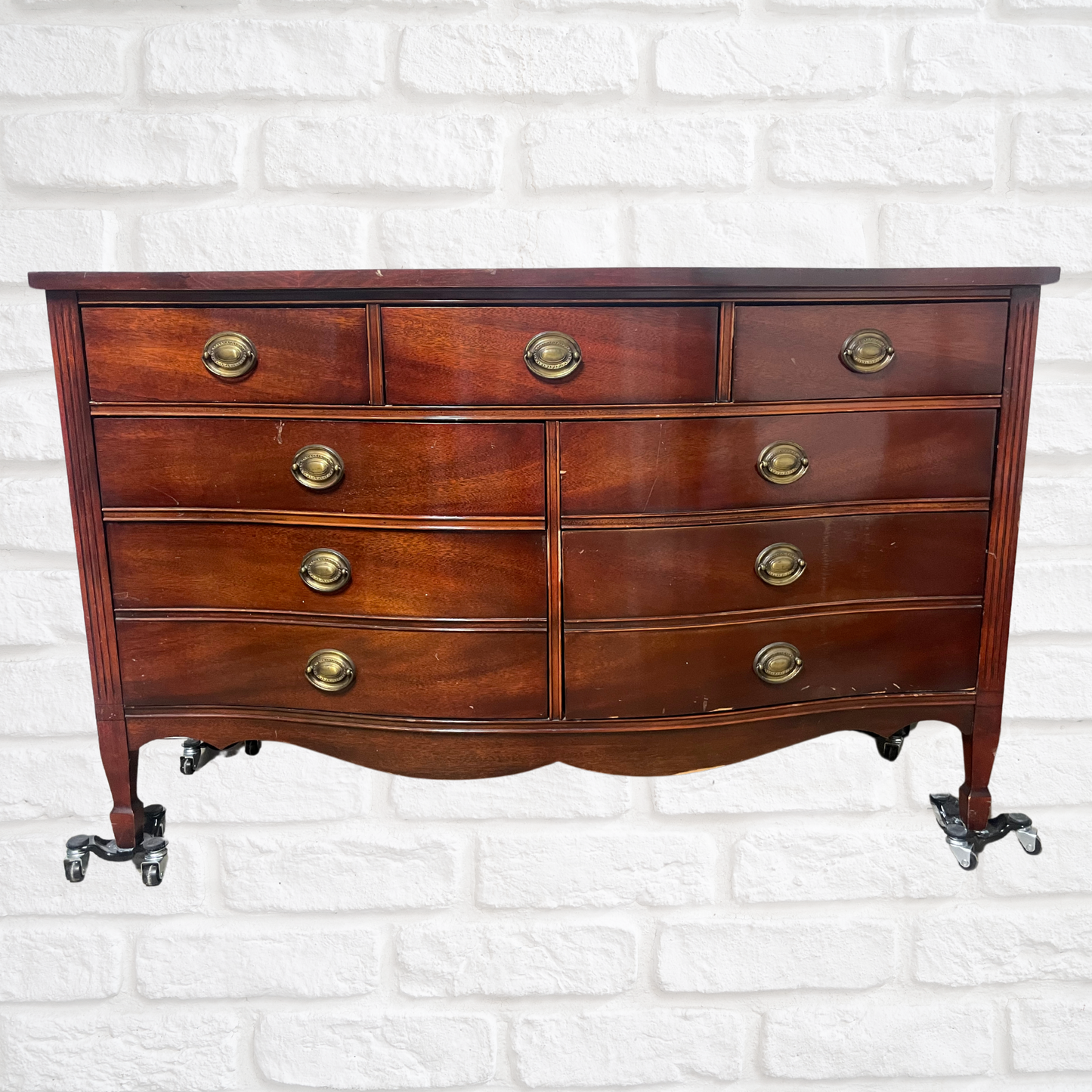High Gloss Serpentine Dresser - Available at The Met