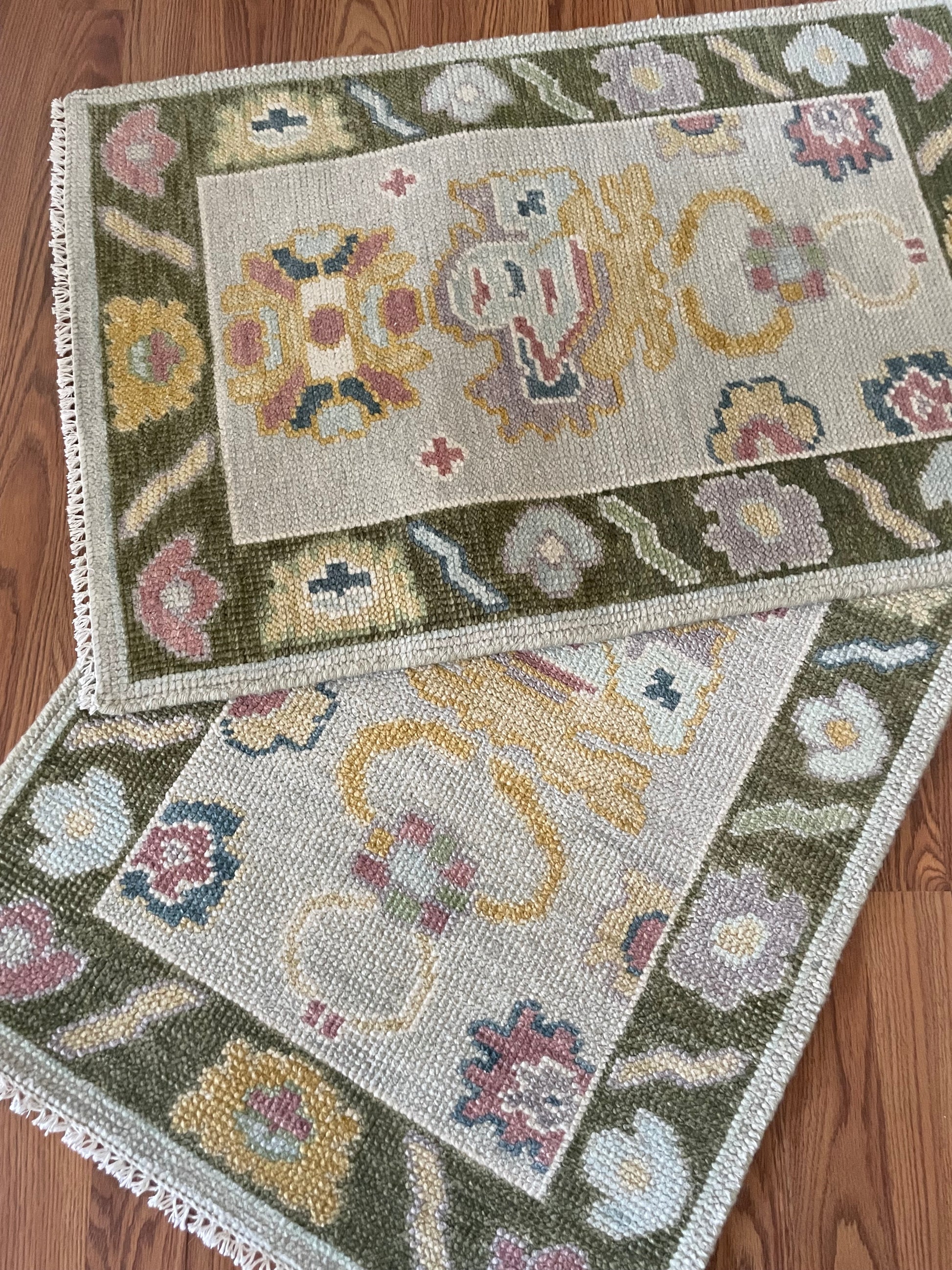 Mini 2x3 oushak rug