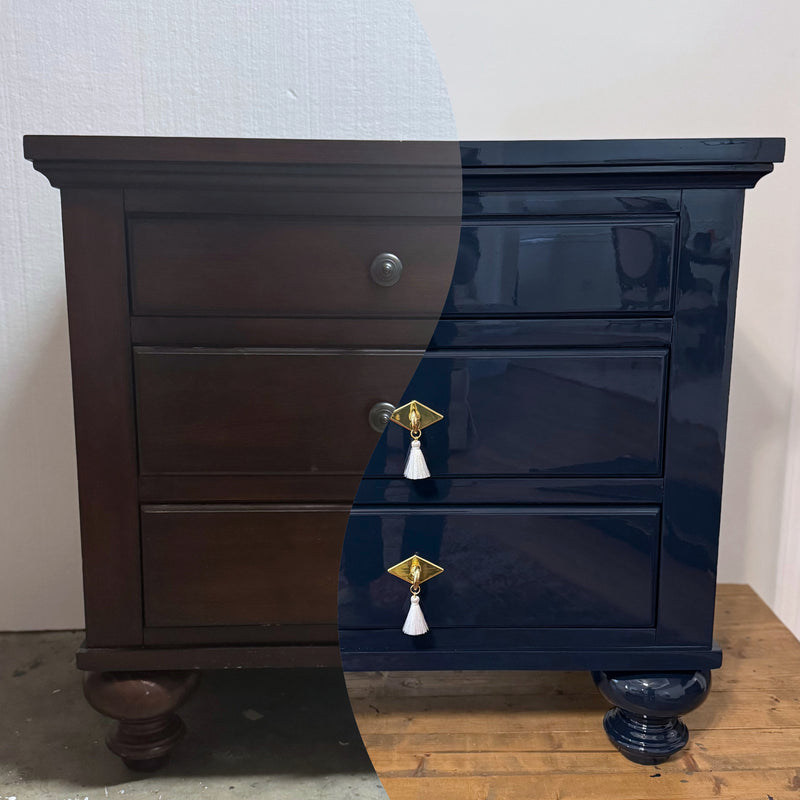 high gloss lacquer navy chest jackson, ms
